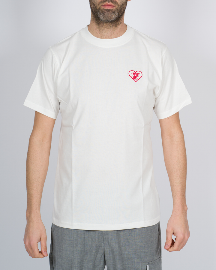 T-shirt cuore bianca 