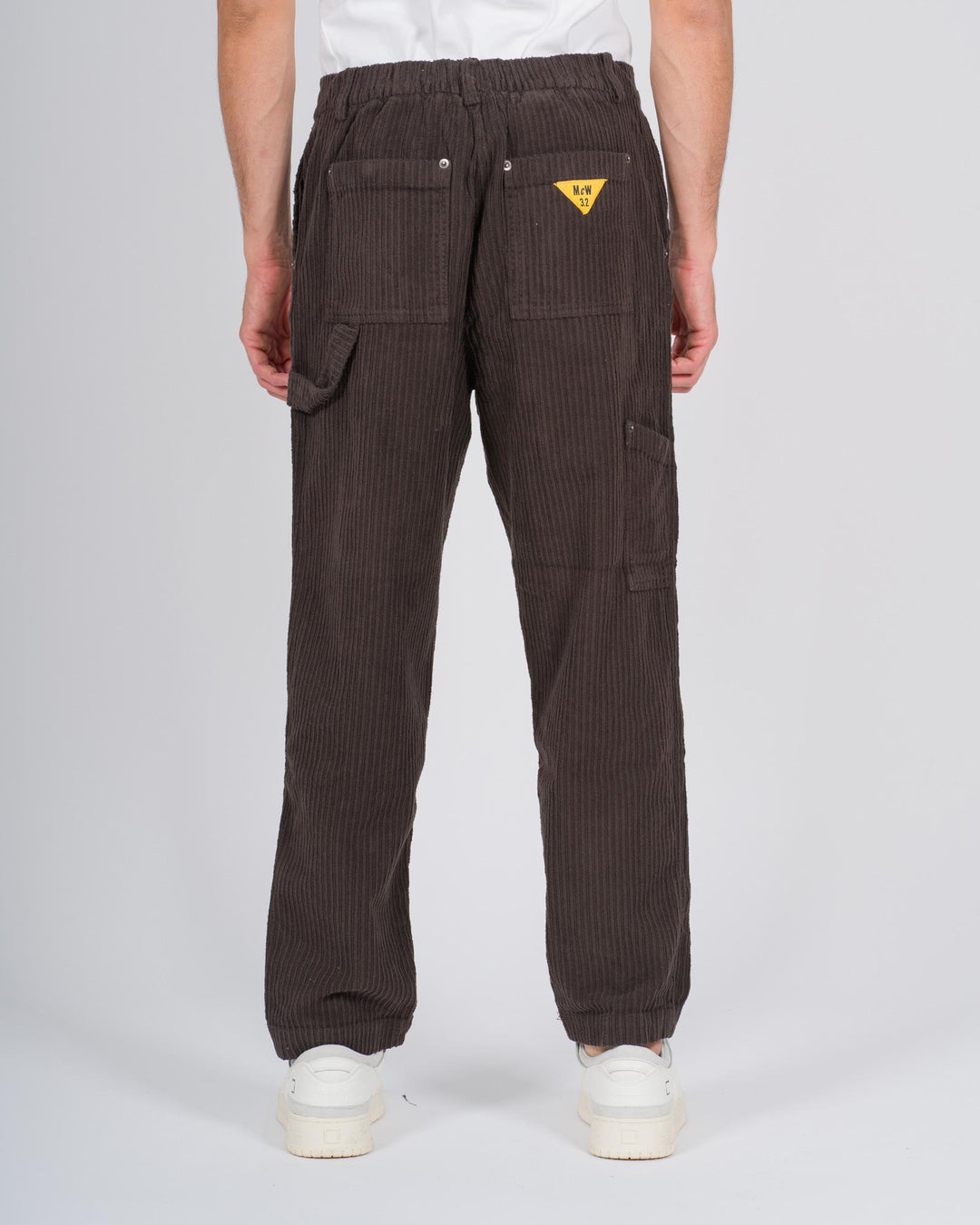 Pantaloni in velluto rocciatore marrone 