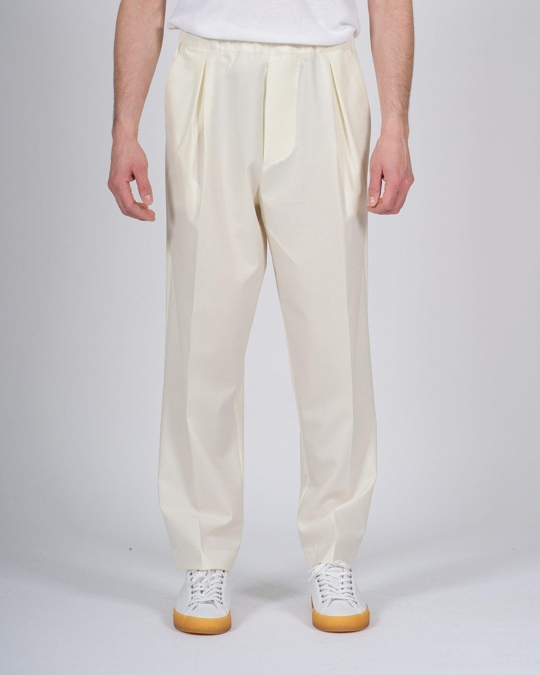 Pantalone Uomo New York Resident Modello Ohio Bianco 