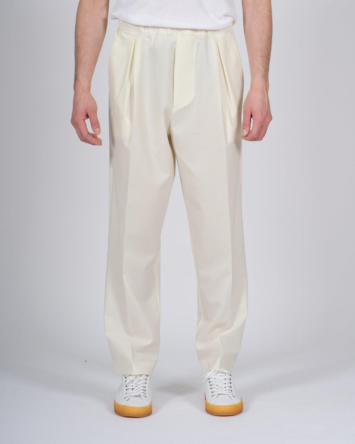 Pantalone Uomo New York Resident Modello Ohio Bianco 